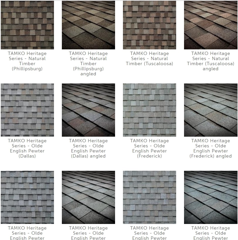 TAMKO residential roofing cost per square foot