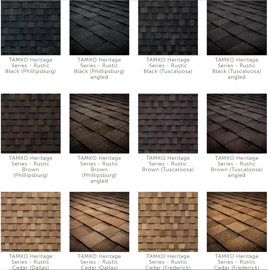 TAMKO residential roofing materials